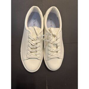 J Crew Factory Rad Trip White Sneakers for Woman Size 8.5